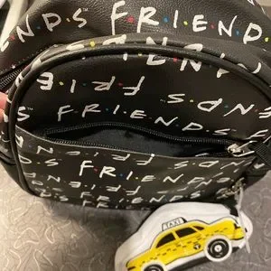 Friends tv show mini backpack and taxi cab coin purse Friends All Over Print Faux Leather 10.5 main image 2